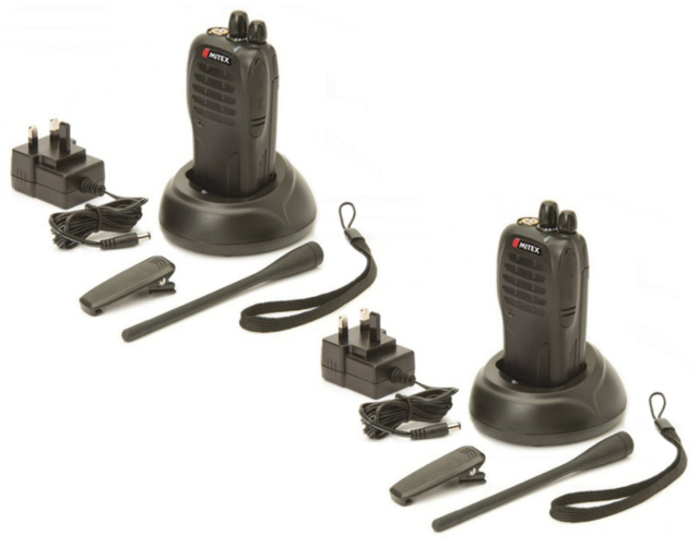 Mitex General UHF Two Way Radio UHF 403-470MHZ Twin Pack