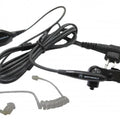 Motorola DP1400 Series PMLN6530A 2-Wire Earpiece with clear acoustic tube (Black)
