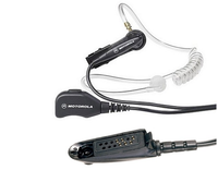 Motorola GP344 2-draads oortelefoon met transparante akoestische slang - MDPMLN4608A