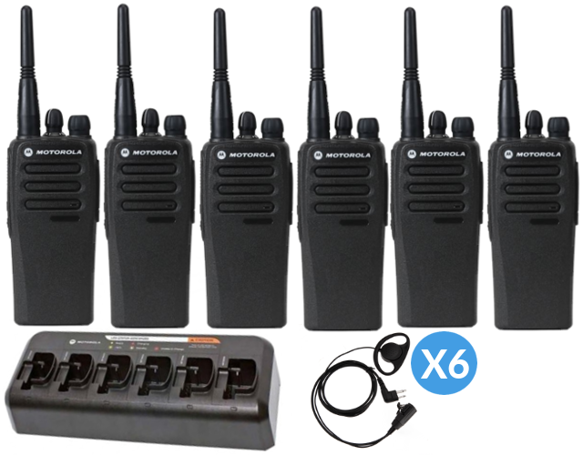 Motorola DP1400 Digitale Draagbare Portofoon Zesstuksverpakking