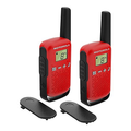 Motorola Walkie Talkie T42 Rood - Dubbelpak