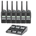 Kenwood VHF DMR Digital Two Way Radio - NX-1200DE2 - Six Pack