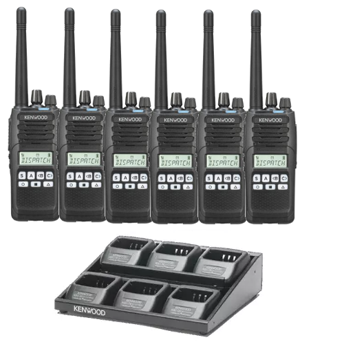 Kenwood VHF DMR Digital Two Way Radio - NX-1200DE2 - Six Pack