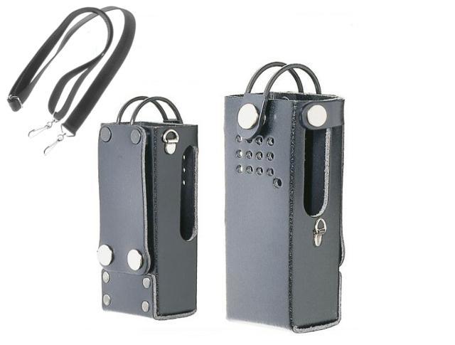 Robuste Ledertasche mit Tragegurt für Motorola Funkgeräte P2RS