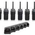 Hytera PD605 Digital-Handfunkgeräte Sechserpack