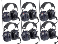 3M Peltor PMR446 Litecom Funk-Headset – Sechserpack