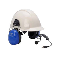 3M PELTOR ATEX Heavy Duty Headset with Helmet Attachment & Boom Mic