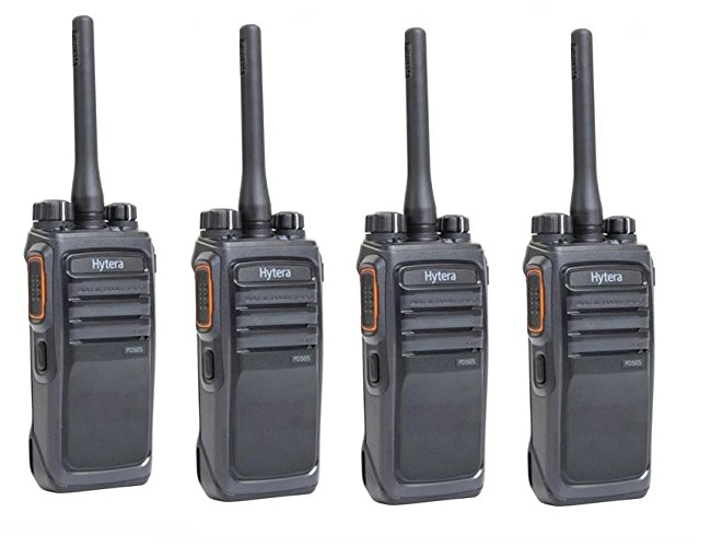 Hytera PD505LF Walkie-Talkie PMR446 Funkgerät – 4er-Pack