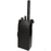 Peter Jones Hard Leather Case with Flap, D-Rings and Belt Loop - For R7 Series Motorola Two Way Radio (Standard Battery)