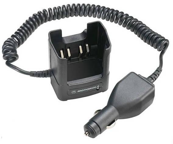 Motorola DP1400 Reisoplader met VPA-adapter