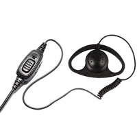 Savox D shaped Earpiece with Inline PTT For HP505/HP565 - C50176