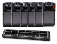 Hytera Body Worn Camera VM685 / Remote Speaker Microphone - Six Pack