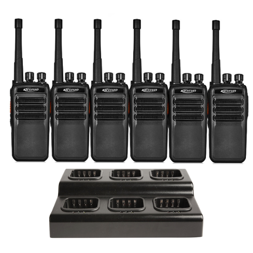 Kirisun DP405 Digital Portable Licenced Two Way Radio - Six Pack
