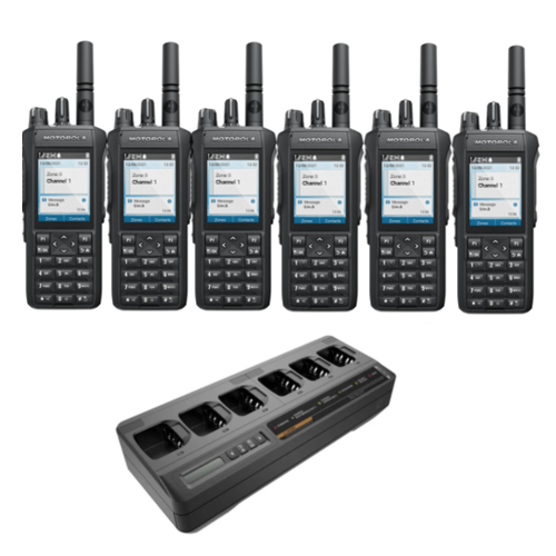 Motorola R7 FKP Premium Version Portable Digital - Six Pack