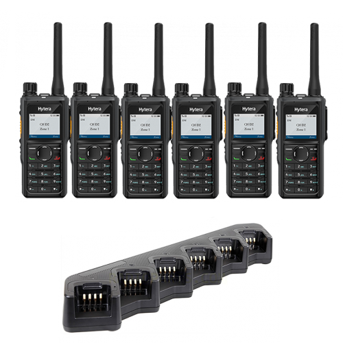 Hytera HP685 Digitales Funkgerät – Sechserpack