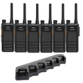 Hytera HP605 Digital Two Way Radio - Six Pack