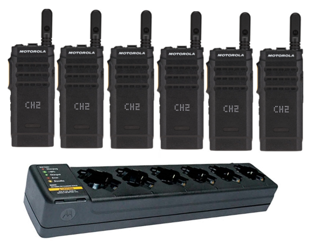 Motorola SL1600 Two Way Radio Six Pack