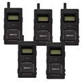 Swatcom Multicom Wireless Handsfree Communication Kit - Five Pack