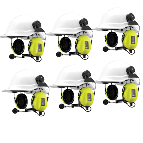 SWATCOM 2talk PRO Full-Duplex-Headset, Helmversion – Sechserpack
