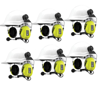 SWATCOM 2talk PRO Full-Duplex-Headset, Helmversion – Sechserpack