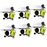 SWATCOM 2talk PRO Full-Duplex-Headset, Helmversion – Sechserpack