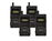 Swatcom Multicom Wireless Handsfree Communication Kit - Quad Pack