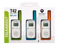 Motorola Walkie Talkie T42 - Triple Pack