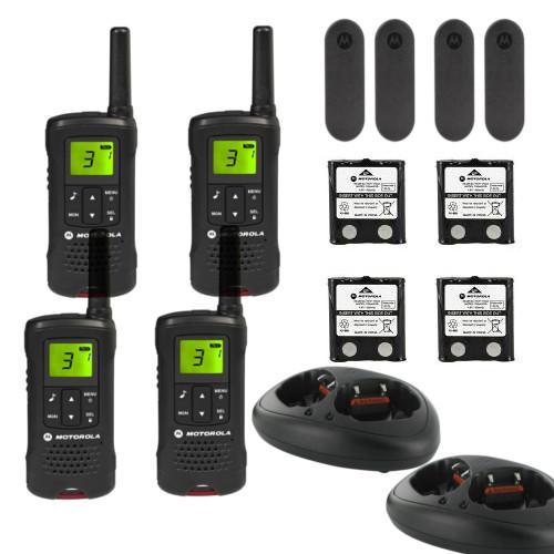 Motorola Walkie Talkie Quad Pack TLKR T60 / T61