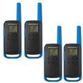 Motorola Walkie Talkie TLKR T62 Radio Quad Pack