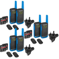 Motorola Walkie Talkie TLKR T62 Funkgerät Sechserpack
