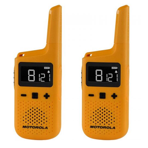 Motorola Walkie Talkie TLKR T72 Two Way Radio  - Twin Pack