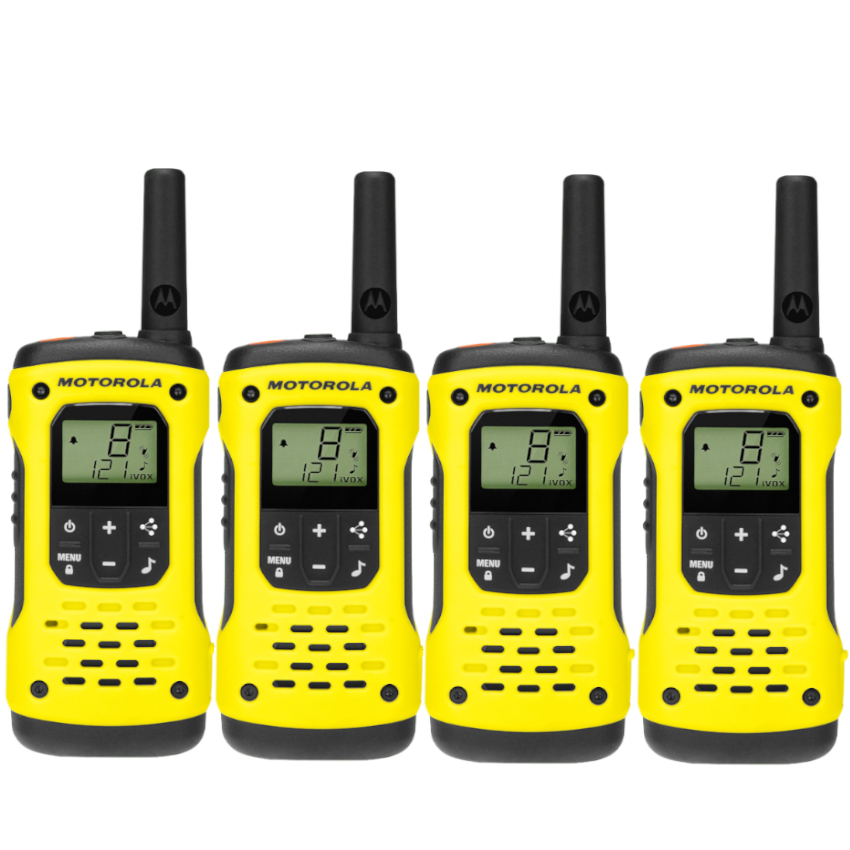 Motorola T92  Waterproof Walkie Talkie Two Way Radio H20 -  Quad Pack