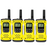 Motorola T92  Waterproof Walkie Talkie Two Way Radio H20 -  Quad Pack