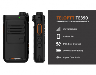 Telo TE390 Two Way Radio PTTi / POC Network 3G /4G Radio