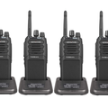 Kenwood TK-3701D Digital Walkie Talkie Pro Talk Two Way Radio - Quad Pack