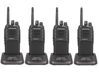 Kenwood TK-3701D Digital Walkie Talkie Pro Talk Two Way Radio - Quad Pack