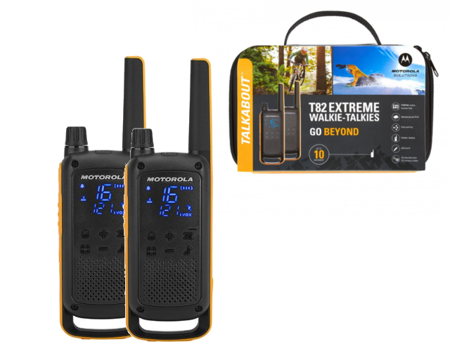 Motorola Walkie Talkie T82 Extreme Twin Pack