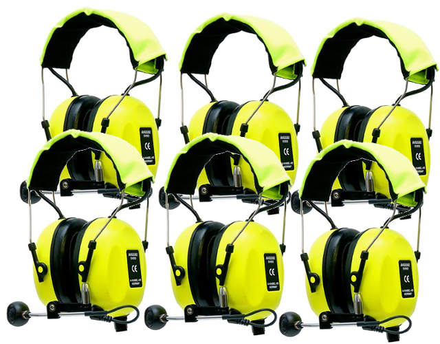 SWATCOM 2talk PRO Full Duplex Headset  - Six Pack