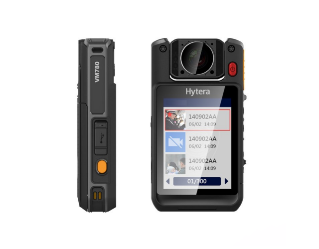 Hytera Body Worn Camera VM780 / Remote Speaker Microphone - Six Pack