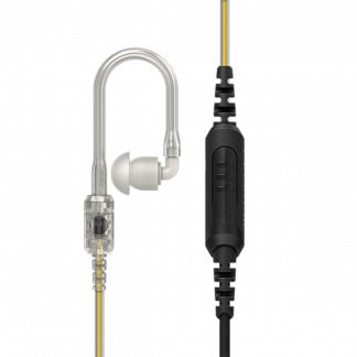 Motorola MXP600 Clear Tube Earpiece, Receive Only, 1 Wire