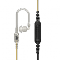 Motorola MXP600 Clear Tube Earpiece, Receive Only, 1 Wire