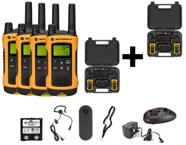 Motorola Walkie Talkie TLKR T80 Extreme Quadpack