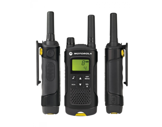 Motorola XT180 Walkie Talkie - Six Pack - Front back and side