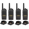Motorola XT460 Walkie Talkie Simple Site Quad Pack
