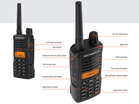 Motorola XT660d PMR446 Digital Walkie Talkie Radio - Six Pack