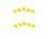 Motorola for Series DP2400, DP2600 Antenna ID Band (Yellow) 32012144002