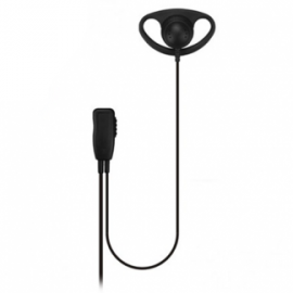 D Shaped Earpiece With PTT For Motorola GP Series