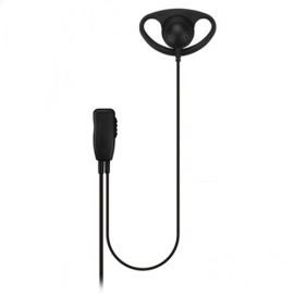 D Shaped Earpiece with Inline PTT For Motorola R7A R7 Series
