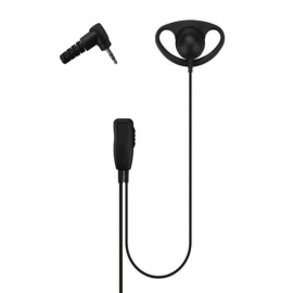 Motorola TLKR T60, T80 Extreme, T82, XT180, XT185 - D Shape Earpiece with Inline PTT