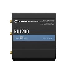 Teltonika RUT200 WiFi 4 4G LTE Cat 4 Router w/ 1 x Embedded SIM Slot & 3 x External Antennas (150Mbps)